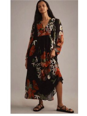 Farm Rio Floral Maxi Dress